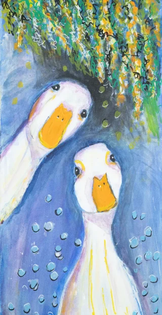 Delightful duck duo
