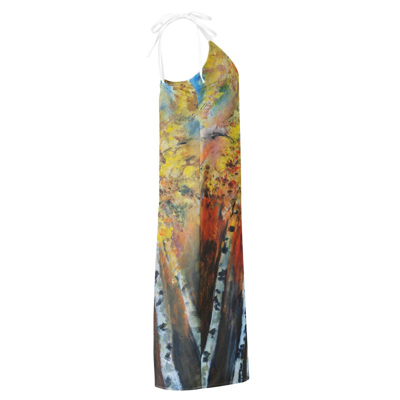 Tie-strap midi dress - Image 5