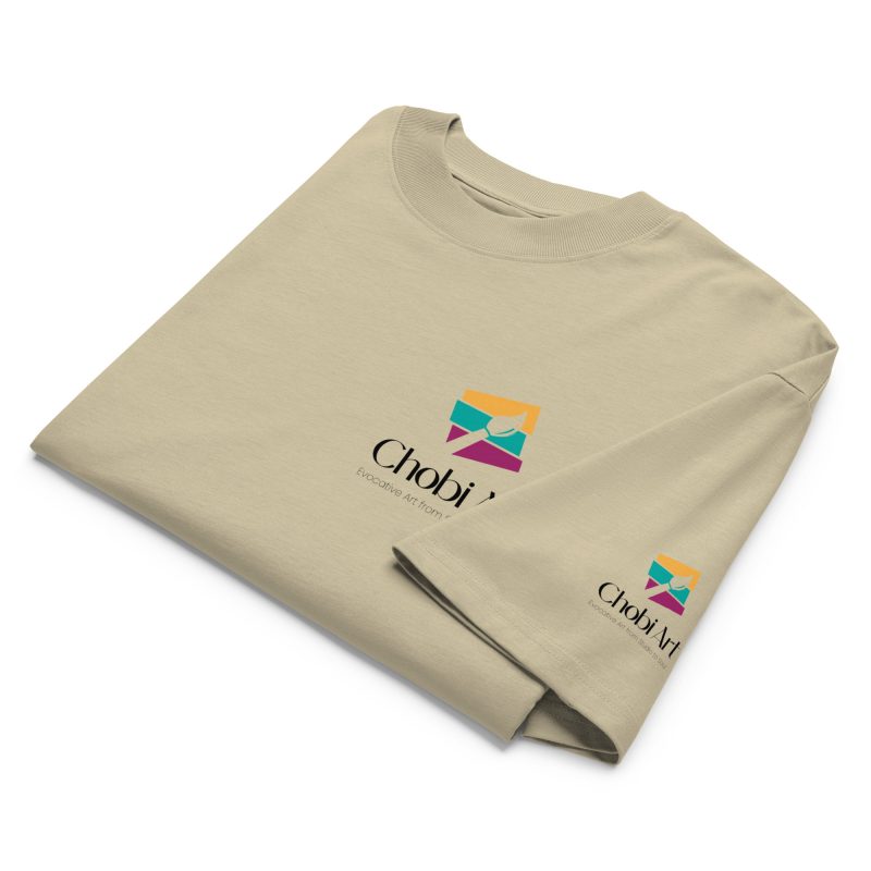 Unisex organic oversized high neck t-shirt - Image 10
