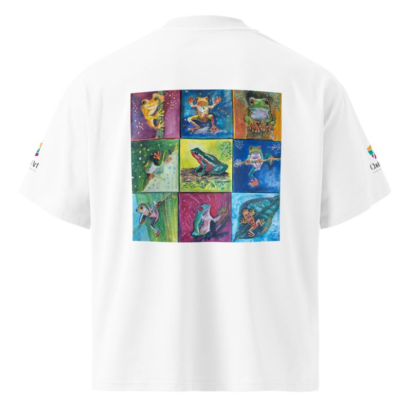 Unisex organic oversized high neck t-shirt - Image 4
