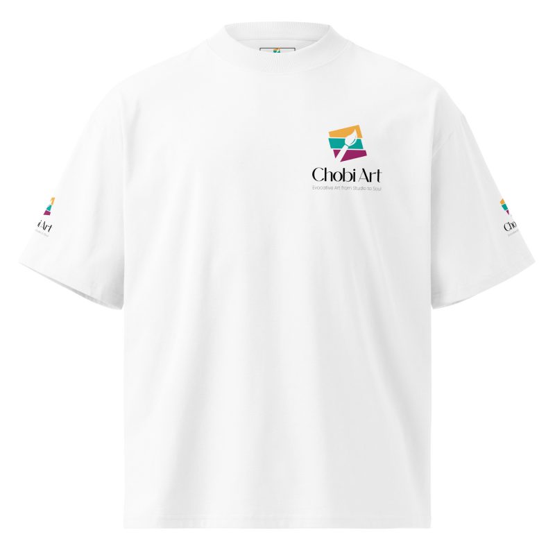 Unisex organic oversized high neck t-shirt - Image 2