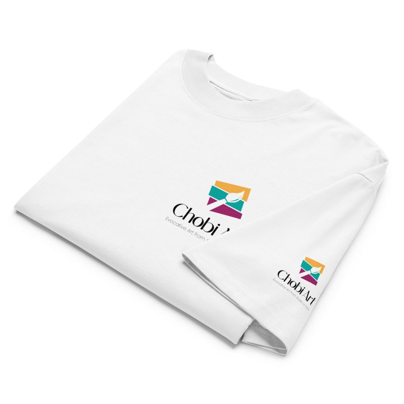 Unisex organic oversized high neck t-shirt - Image 9