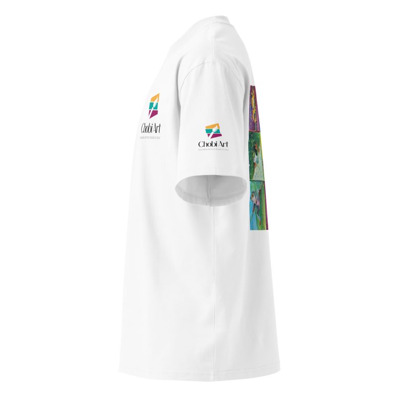 Unisex organic oversized high neck t-shirt - Image 6