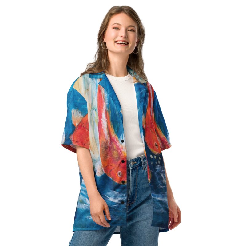 Unisex button shirt - Image 11