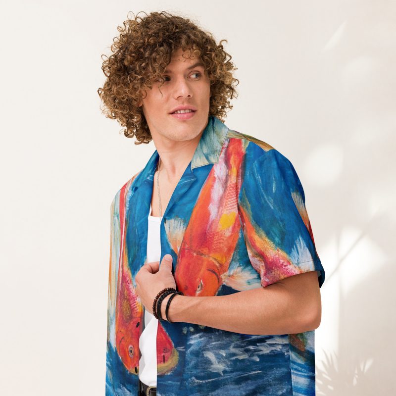 Unisex button shirt - Image 13